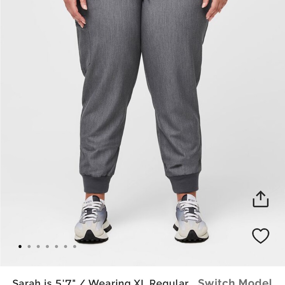 High Waisted Figs Zamora Scrub Pant XL/T Graphite - Picture 11 of 11